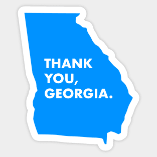 Thank You, Georgia Sticker